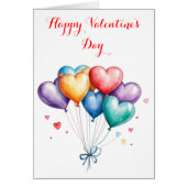 Ballons en forme de cœur fantaisistes Joyeuse Sain (Devant)