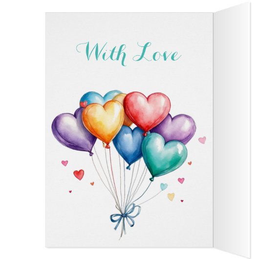 Ballons en forme de cœur fantaisistes Joyeuse Sain (Intérieur (Gauche))