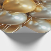 ballons en or et argent papier cadeau (Coin)