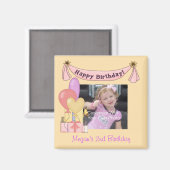 Ballons et cadeaux Anniversaire Magnet (Recto/Verso)