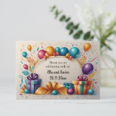 Ballons et Carte pour notes de présentation modifi (Debout devant)