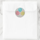 Ballons et Stickers ronds Confetti (Sac)