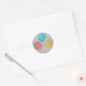 Ballons et Stickers ronds Confetti (Enveloppe)