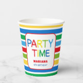 Ballons feesttijd Papieren beker (Voorkant)