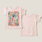 Ballons Flottants Et Fées Magiques Avec Fleurs (Design Recto & Verso)