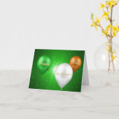 Ballons irlandais de la Saint-Patrick - Carte de v (Fleur jaune)