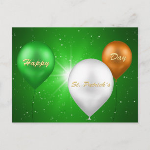 Ballons irlandais de la Saint-Patrick - Carte post