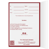 Ballons Life Coach Heureux certificat cadeau d'ann (Intérieur (Gauche))