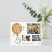 Ballons mignons Trois photos Carte postale Nouvel (Debout devant)