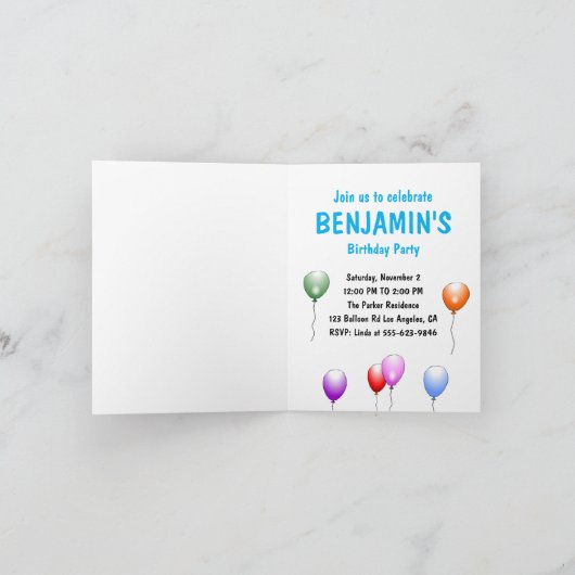 Ballons na uitnodiging van afgelopen zaterdag (Binnen)