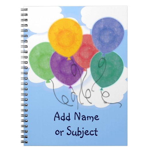 Ballons Objet Carnet (Devant)