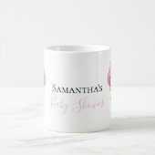 Ballons Ours En Teddy Blancs Pink Café Mug (Centre)