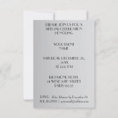 Ballons Paris Eiffel Tower Glam Chic Grey Kaart (Achterkant)