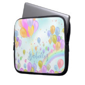 Ballons Pastel Electronics Bag Laptop Sleeve (Voorkant Links)