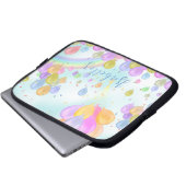 Ballons Pastel Electronics Bag Laptop Sleeve (Voorkant onderkant)