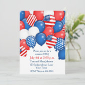 Ballons Patriotique Invitation de vacances (Debout devant)