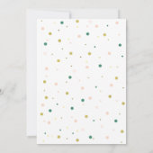 Ballons prêts à lancer une invitation de Baby show (Dos)