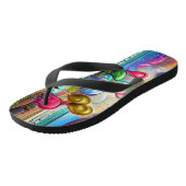 Ballons psychédéliques à tongs colorés (Incliné)