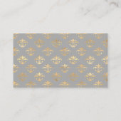 Ballons sur Carte de visite Royal Gold (Dos)