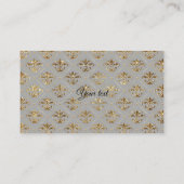 Ballons sur Royal Gold 2 Carte de visite (Dos)