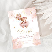 Ballons Teddy Bear Luier Raffle Tickets Informatiekaartje