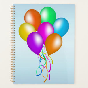 Ballons vibreurs lumineux multicolores bleu