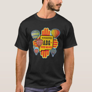 Ballontest van hete luchtballonnen Albuquerque Nie T-shirt