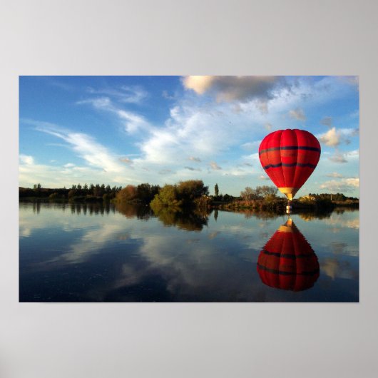 ballonuitzicht poster (Voorkant)