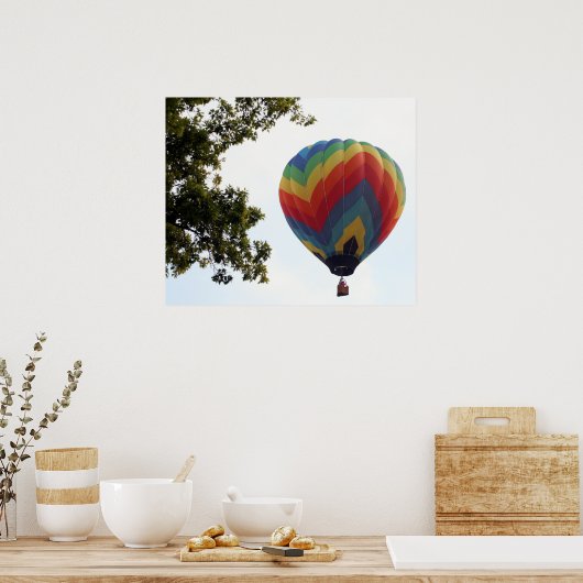 Ballonvlucht Poster (Keuken)