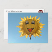 Ballonzonnige Briefkaart (Voorkant / Achterkant)