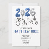 Balloon 2026 Grad Invitation (Devant)