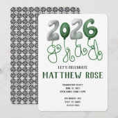 Balloon 2026 Grad Invitation (Devant / Derrière)