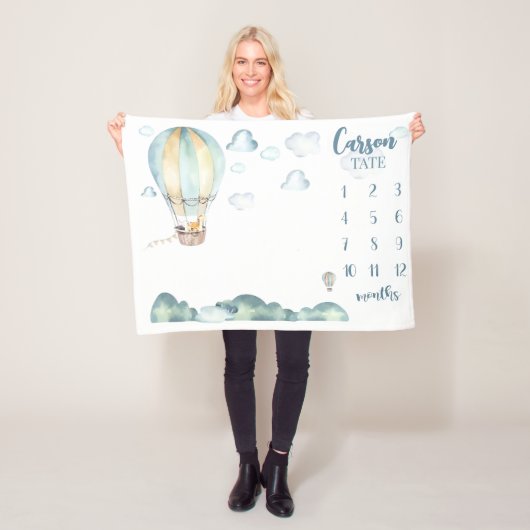 Balloon à air chaud Couverture de jalon Garçon Per (En situation)