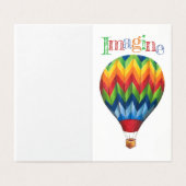 Balloon à air chaud *minuscule* jeu de cartes de v (Outside Unfolded)