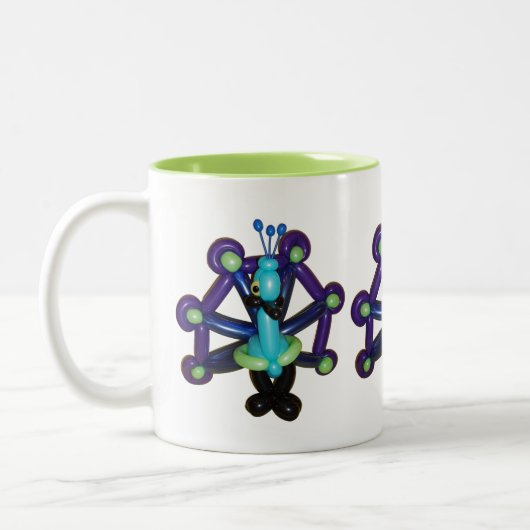 Balloon Animal Peacock Mug (Gauche)