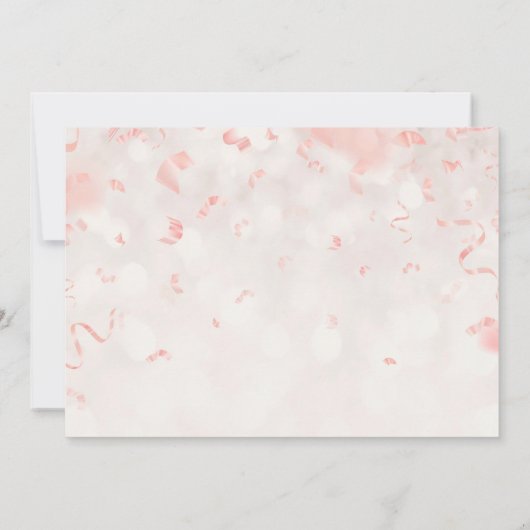 Balloon Anniversaire Invitation Carte Appartement (Dos)