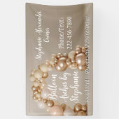 Balloon Arch Artist Party Planner Decoreren Spandoek (Verticaal)