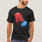Balloon Balloon Animal Dog Inhaling Oxygen T-shirt (Voorkant)