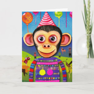 Balloon Bash Bonanza : Carte Anniversaire de enfan