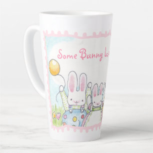 Balloon Bunny Tall Latte Mok