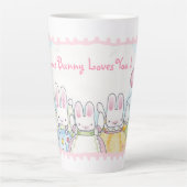 Balloon Bunny Tall Latte Mok (Voorkant)