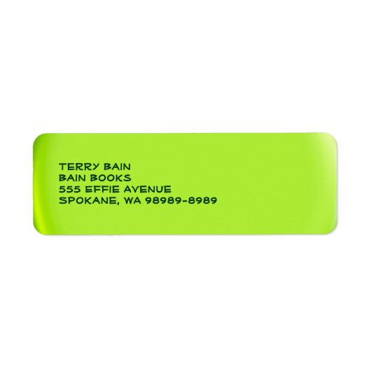 Balloon Button Stijl Etiket (Voorkant)