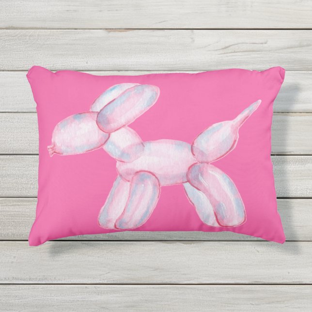 Balloon Dog Pillow Buitenkussen (Voorkant)