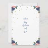 Balloon Genre Révéler Invitation Garçon Ou Fille (Dos)