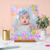 Balloon Rainbow Baby Photo (Mariage)