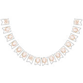 Balloon rose & étoiles 1ère Bannière d'anniversair (Tout)