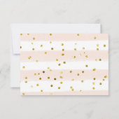 Balloon rose Sur La Carte de remerciements Lune (Dos)