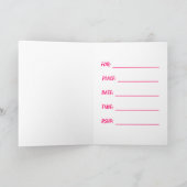 Balloon rouge Anniversaire Fête Cartes d'invitatio (Intérieur)