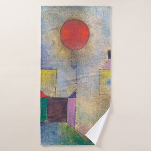 Balloon rouge, Klee (Serviette de bain)