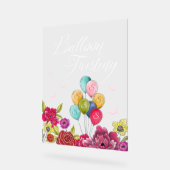 Balloon Twisting Alice In Wonderland Florals (Angle)